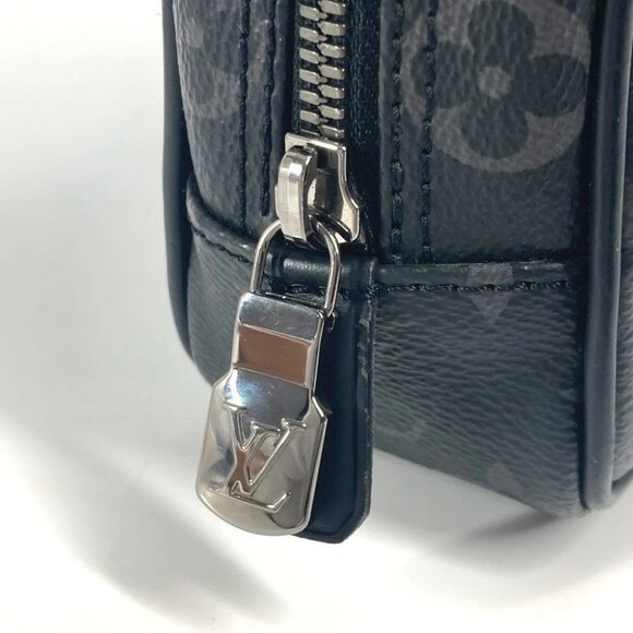 LOUIS VUITTON M43384 MonogramEclipse Trousse Toilette PM Clutch Bag Pouch - Picture 10 of 13